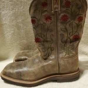 Twisted X Steel Toe Lite Weight Work Boots 10B F25